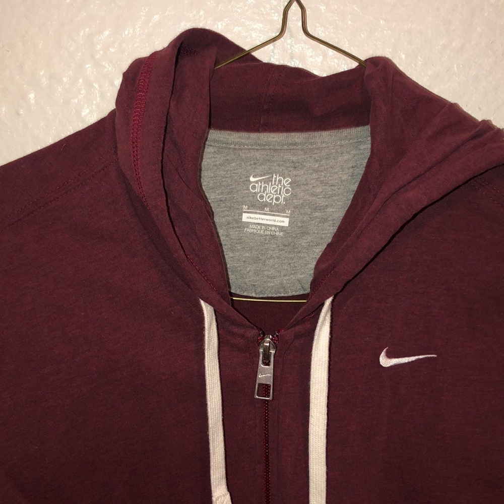 Nike Burgundy hooded sweater